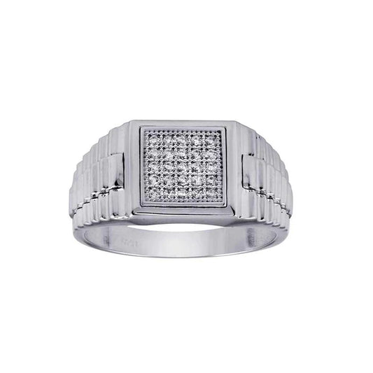 Square CZ Ring