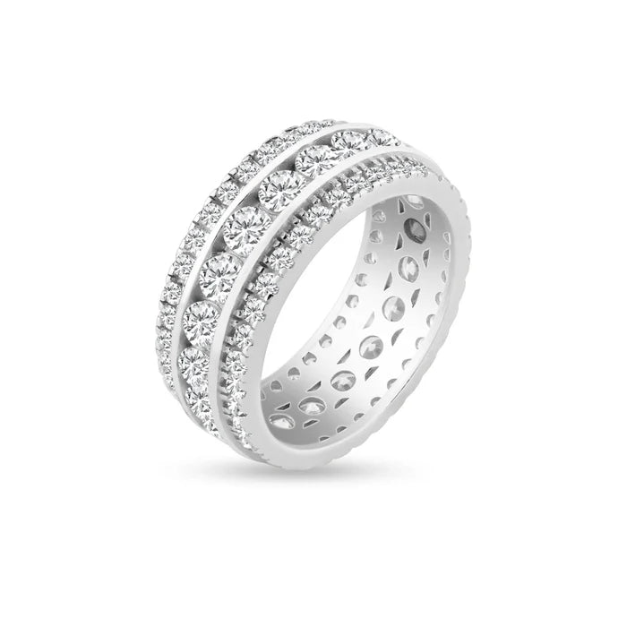 CZ Eternity Channel Ring