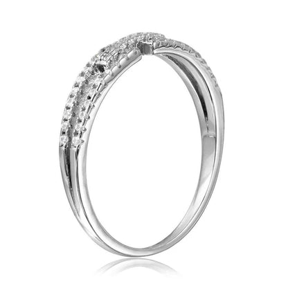 Open Shank CZ Ring