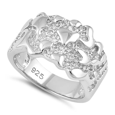 Men's Nugget Design Ring